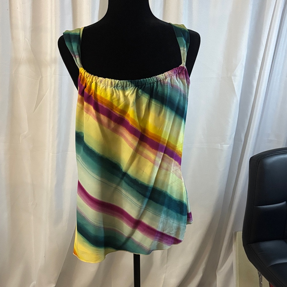 Multicolor Striped Women's Top